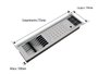 Kit Escorredor Sobrepor Calha Úmida Kitchen 4 Módulos 73,5cm PET