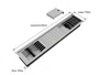 Kit Escorredor Sobrepor Calha Úmida Kitchen 4 Módulos 90cm PEDT