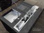 Kit Escorredor Sobrepor Calha Umida Kitchen 5 Módulos 108cm