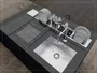 Kit Escorredor Sobrepor Calha Umida Kitchen 5 Módulos 108cm