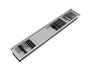 Kit Escorredor Sobrepor Calha Úmida Kitchen 5 Módulos 118cm