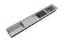 Kit Escorredor Sobrepor Calha Úmida Kitchen 5 Módulos 118cm PH29,1cm