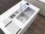 Kit Escorredor Sobrepor Calha Úmida Kitchen Exclusive 7 Módulos 118cm