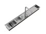 Kit Escorredor Sobrepor Calha Úmida Kitchen Exclusive 7 Módulos 118cm