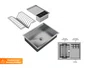 Kit Escorredor Sobrepor Calha Úmida Pratic 3 Módulos CT (Outlet)