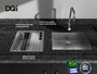 Kit Escorredor Sobrepor DQI Quadrado Módulo Único 40x40cm