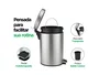 Lixeira Inox 20L com Pedal e Cesto Interno para Cozinha e Área Comum