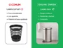Lixeira Inox 3L com Pedal e Cesto Interno Banheiro e Cozinha
