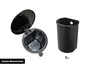 Lixeira Metal Linius Essence 5l Preta Pedal Com Amortecedor