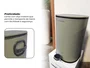 Lixeira Metal Linius Serenity 5L Cor Verde Sage e Pedal Com Amortecimento