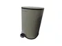 Lixeira Metal Linius Serenity 5L Cor Verde Sage e Pedal Com Amortecimento