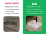 Cuba de Sobrepor para Banheiro Lavabo Cerâmica Branca 52x36cm com Furação para Torneira