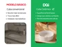 Cuba Pia  Sobrepor para Banheiro Cerâmica Branca Redonda 36x36
