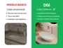 Cuba de Apoio para Banheiro Lavabo Design Oval Branco Fosco 59x39cm