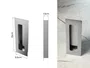Puxador Concha/Cava 15cm Em Aço Inox Escovado (2un)