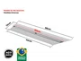Ralos Grelha De Canto Para Borda Piscina 50x12 Cm Em Aço Inox