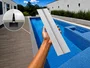 Ralos Grelha Linear Para Borda Piscina 50x12 Cm Em Aço Inox