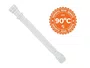 Sifão Sanfonado Universal Super de 59 a 157cm de Comprimento Branco Flexível Para Pia Lavatório e Cuba