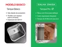 Tanque de Embutir Inox 45 Litros Pro para Lavanderia 50x40cm