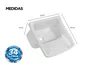 Tanque Plástico Branco 34 Litros para Lavanderia 55x47cm