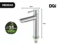Torneira Basic Mobi Inox Para Banheiro e Lavabo de Bancada