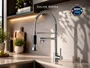 Torneira Gourmet Spring Flex Para Cozinha Cromada Monocomando