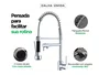 Torneira Gourmet Spring Flex Para Cozinha Cromada Monocomando