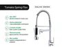 Torneira Gourmet Spring Flex Para Cozinha Cromada Monocomando