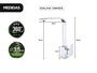 Torneira Monocomando Chrome Cromada Para Cozinha Slim DQI