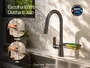 Torneira Monocomando Titânio Concept Extensível Com Porta Esponja Para Cozinha