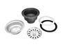 Válvula Premium 3.1/2'' Em Aço Inox 304 Para Cuba Pia De Cozinha Pino Inox