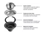 Válvula 3 1/2'' Em Aço Inox 304 Para Pia De Cozinha e Tanque