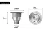 Válvula De Pia 4 1/2" Com Ralo Cesto Removível Em Inox 304 Escovado