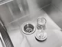 Válvula De Pia 4 1/2" Com Ralo Cesto Removível Em Inox 304 Escovado