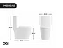 Vaso Sanitário Monobloco Cerâmica Branco com Caixa Acoplada