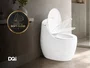 Vaso Sanitário Monobloco com Caixa Acoplada em Cerâmica Branco Soft Close
