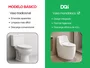 Vaso Sanitário Monobloco com Caixa Acoplada em Cerâmica Branco Soft Close