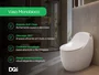 Vaso Sanitário Monobloco Branco Com Caixa Acoplada Formato Oval