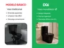 Vaso Sanitário Monobloco Cerâmica Preto com Caixa Acoplada